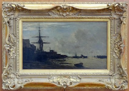 "La Tamise à Erith (Angleterre", Charles-François Daubigny…