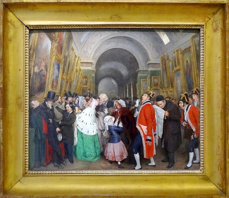 "Quatre heures, au salon", François Biard, 1847. Musée du …