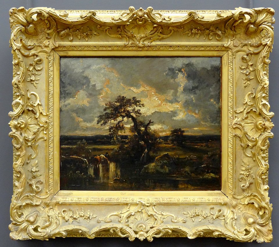 "Soleil couchant après l'orage", Jules Dupré, 1851. Musée …