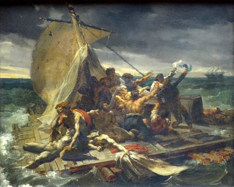"Le radeau de la Méduse" (première esquisse pour le tablea…