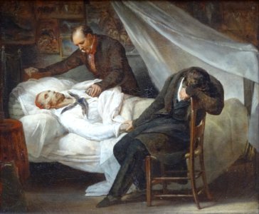 "La mort de Géricault (26 janvier 1824)", Ary Scheffer, Sa…