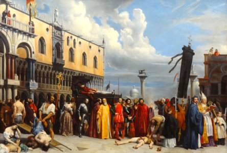 "Honneurs funèbres rendus au Titien, mort à Venise pendant…