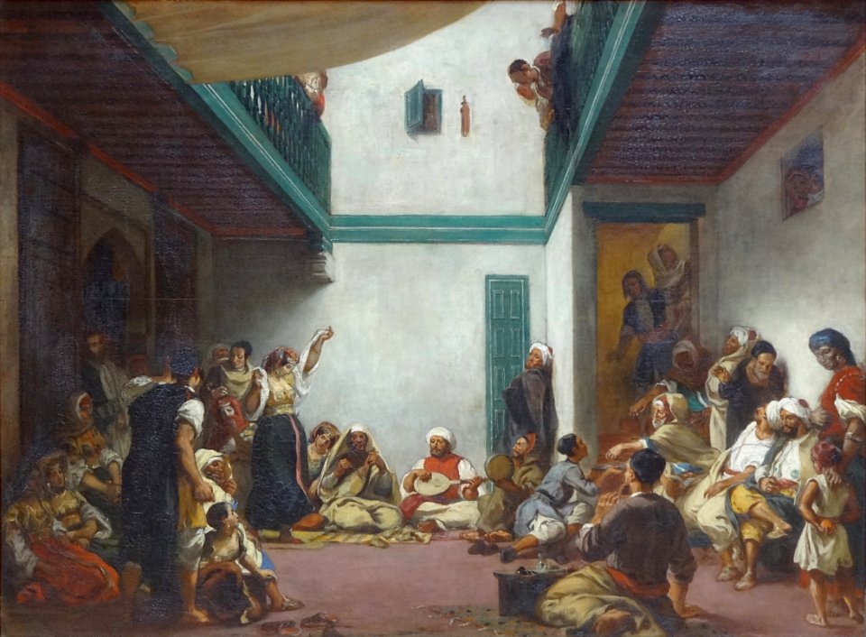 "Noce juive au Maroc", Eugène Delacroix, vers 1839. Musée …