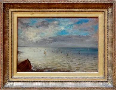 "La mer vue des hauteurs de Dieppe", Eugène Delacroix, 185…