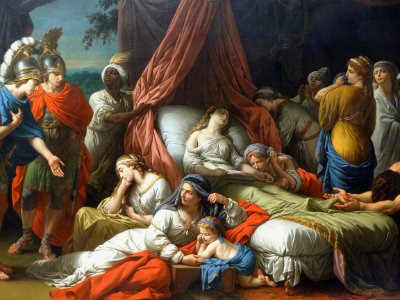 "La mort de la femme de Darius",Louis Lagrenée dit l'Ancie…