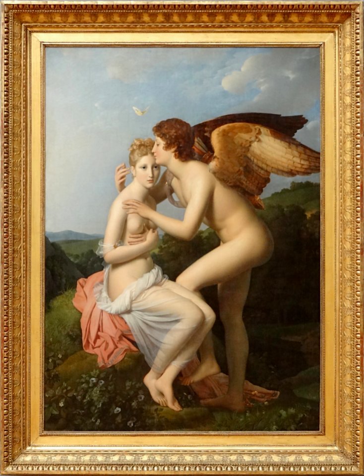 "Psyché et l'Amour", dit aussi "Psyché recevant le premier…