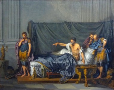 "Septime Sévère et Caracalla", Jean-Baptiste Greuze, 1769.…. Free illustration for personal and commercial use.