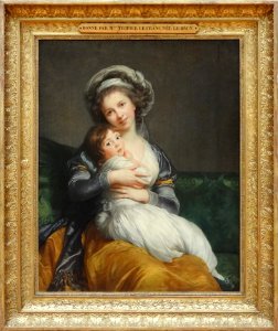 "Madame Vigée-Le Brun avec sa fille, Jeanne-Lucie, dite Ju…
