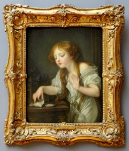 "L'oiseau mort", Jean-Baptiste Greuze, Salon de 1800. Musé…. Free illustration for personal and commercial use.