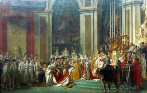 "Le Sacre de Napoléon", Jacques-Louis David, 1805-1807. Mu…