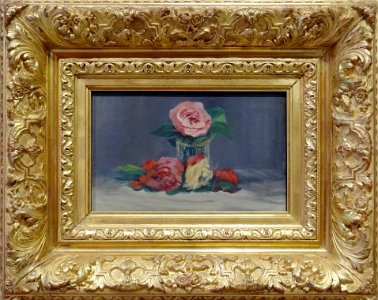 "Nature morte aux pivoines", Alfred Lindon. Musée du Louvr…