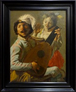 "Le duo, joueur de luth et chanteuse", Hendrick ter Bruggh…