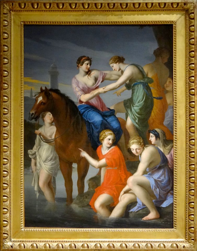 "Clélie passant le Tibre", Jacques Stella, vers 1635-1645.…