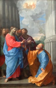 "Le Christ remettant les clés à saint Pierre", Guido Reni,…
