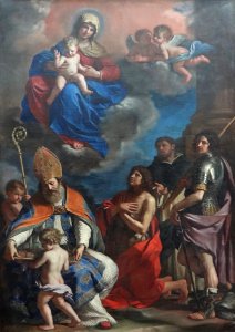 "La Vierge à l'Enfant avec quatre saints (saint Géminien, …