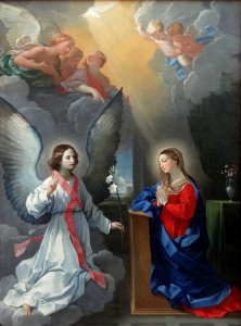 "L'Annonciation", Guido Reni, vers 1629. Musée du Louvre.