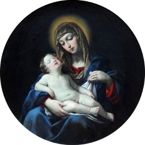 "La Vierge à l'Enfant", Francesco Gessi, vers 1624. Musée …. Free illustration for personal and commercial use.