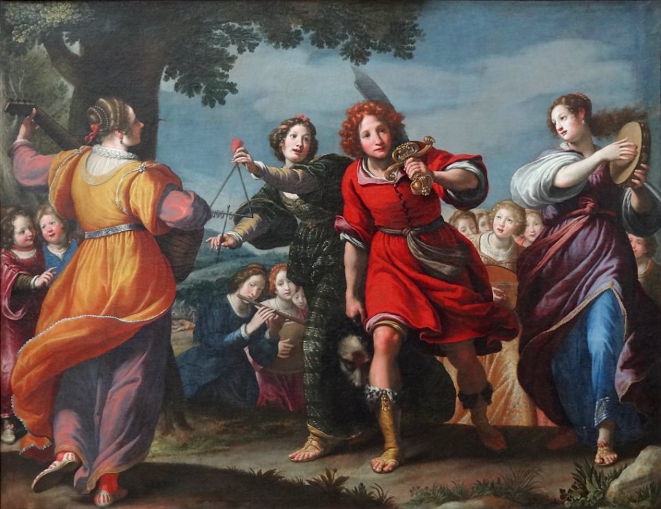 "Le Triomphe de David", Matteo Rosselli, 1630. Musée du Lo…