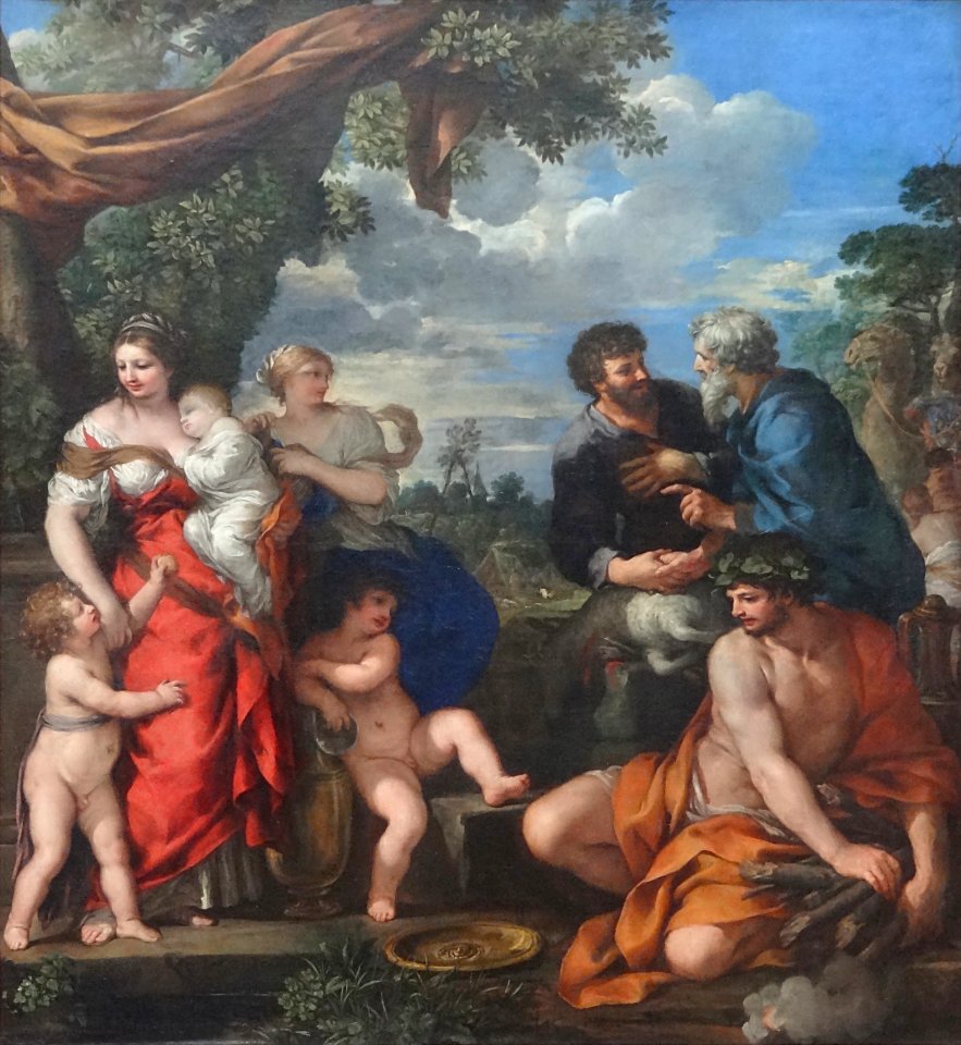 "L'alliance de Jacob et de Laban", Pierre de Cortone, vers…