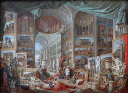 "Galerie de vues de la Rome antique", Giovanni Paolo Panni…
