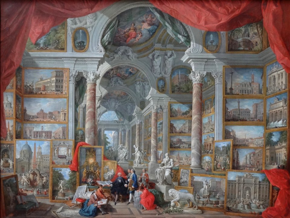"Galerie de vues de la Rome moderne", Giovanni Paolo Panni…