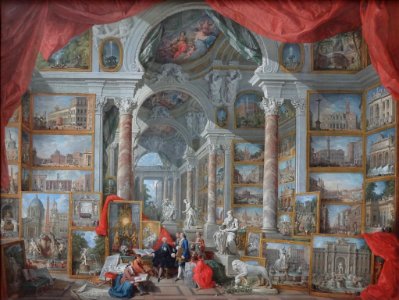 "Galerie de vues de la Rome moderne", Giovanni Paolo Panni…