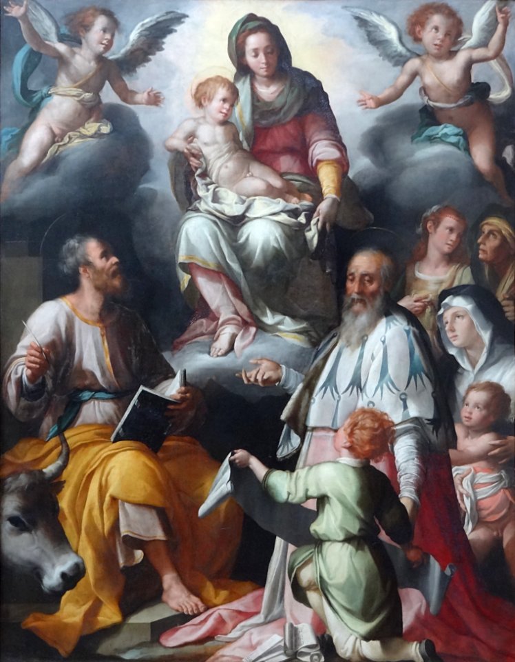 "l'Apparition de la Vierge à saint Luc et saint Yves", Jac…