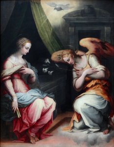 "L'Annonciation" (panneau central d'un triptyque), Giorgio…