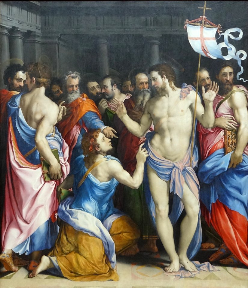 "L'Incrédulité de saint Thomas", Salviati, probablement en…