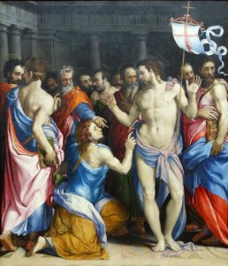 "L'Incrédulité de saint Thomas", Salviati, probablement en…