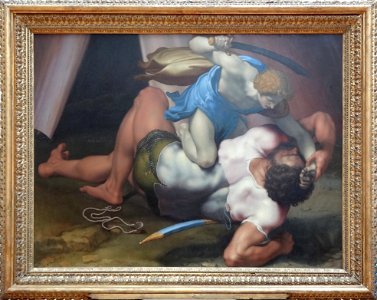 "Le Combat de David et Goliath", Daniele da Volterra. Musé…