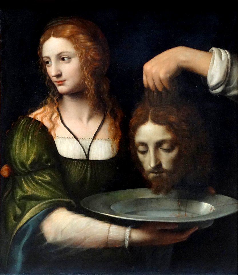 "Salomé reçoit la tête de saint Jean Baptiste", Bernardino…