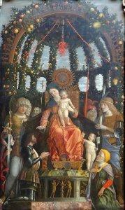 "La Vierge de la Victoire", Andrea Mantegna, 1496. Musée d…. Free illustration for personal and commercial use.