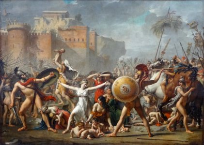 "Les Sabines", Jacques-Louis David, 1799. Musée du Louvre.…