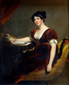 "Portrait de madame Isaac Cuthbert", Thomas Lawrence, 1816…. Free illustration for personal and commercial use.
