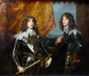 "Portrait de Charles-Louis et de son frère Robert, de la p…. Free illustration for personal and commercial use.