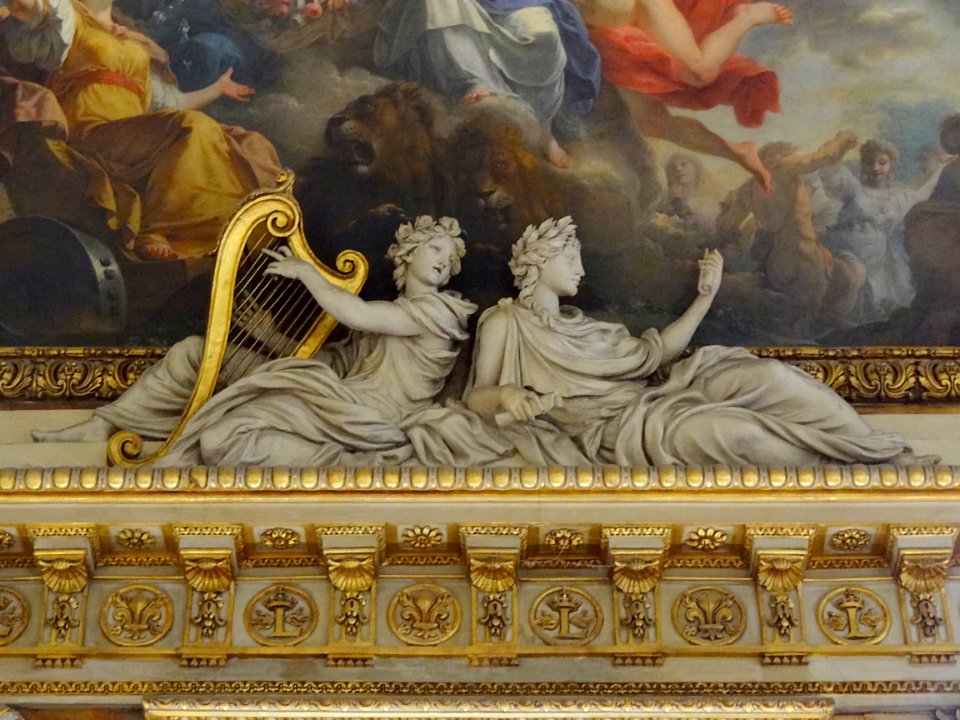 Musée du Louvre, galerie d'Apollon : "Terpsichore et Polym…