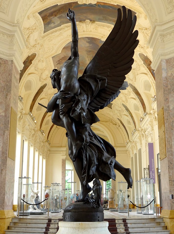 "Gloria Victis", d'Antonin Mercié. Petit Palais, Paris.