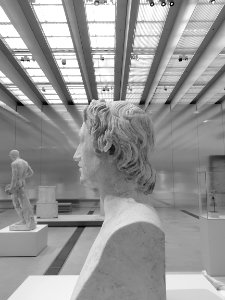 Louvre Lens, Galerie du temps, point de vue.