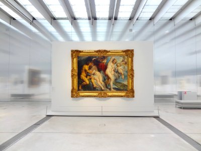 Louvre Lens, Galerie du temps, point de vue.