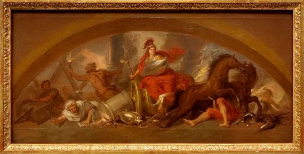 "Bellone en fureur" (esquisse pour le Salon de la Guerre),…