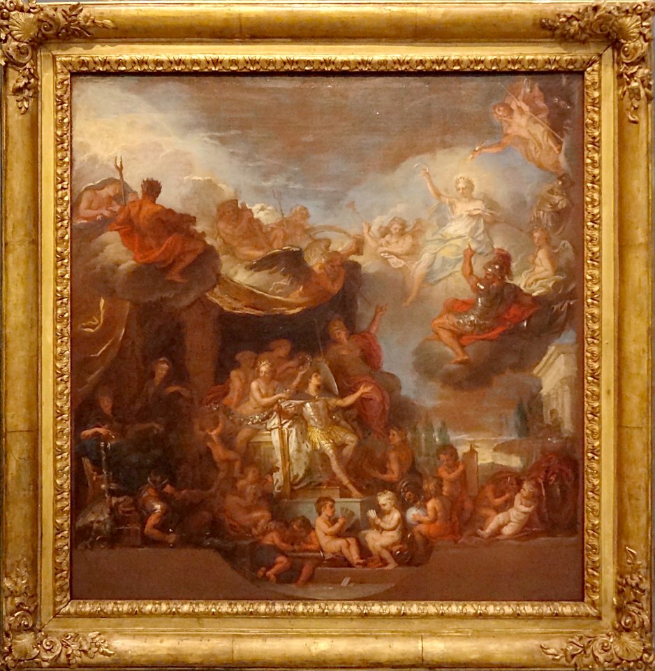 "Le roi gouverne par lui-même" (esquisse pour la Galerie d…