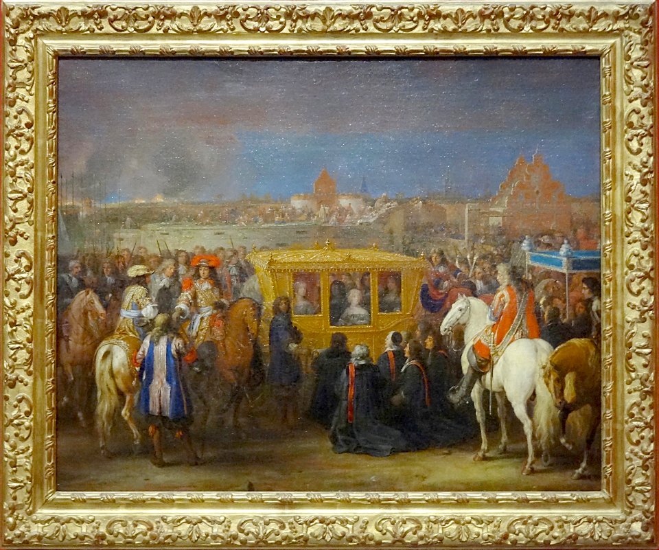 "Entrée de Louis XIV et Marie-Thérèse à Douai, 1667", Adam…