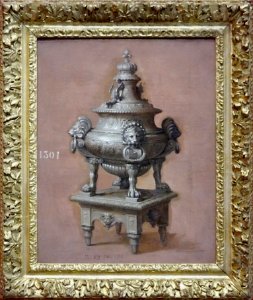 Etude pour une cassolette du mobilier d'argent, Baudrin Yv…