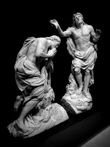 "Le Baptême du Christ", Jean-Baptiste Tuby, vers 1680. Lou…