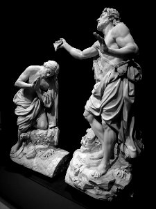 "Le Baptême du Christ", Jean-Baptiste Tuby, vers 1680. Lou…