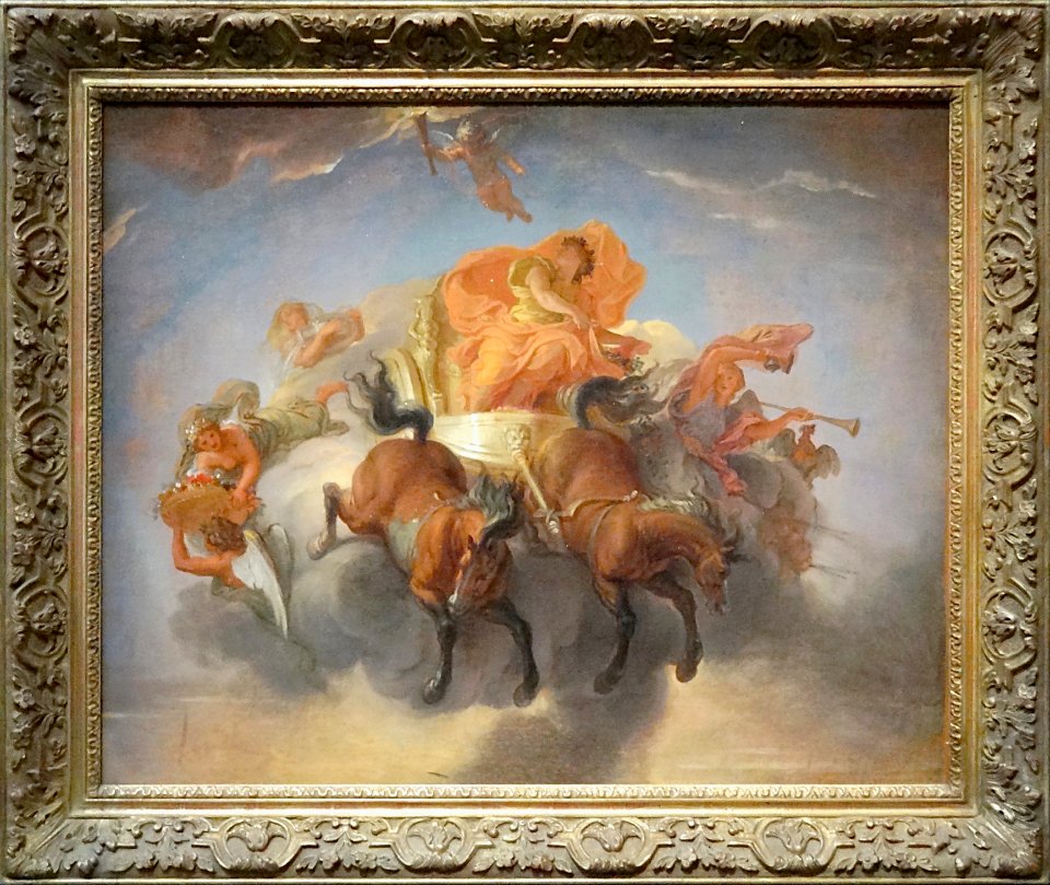"Le Char de l'Aurore", esquisse pour la coupole du Pavillo…