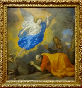 "Le Sacrifice de Manué", Charles Le Brun, vers 1650-1655. …
