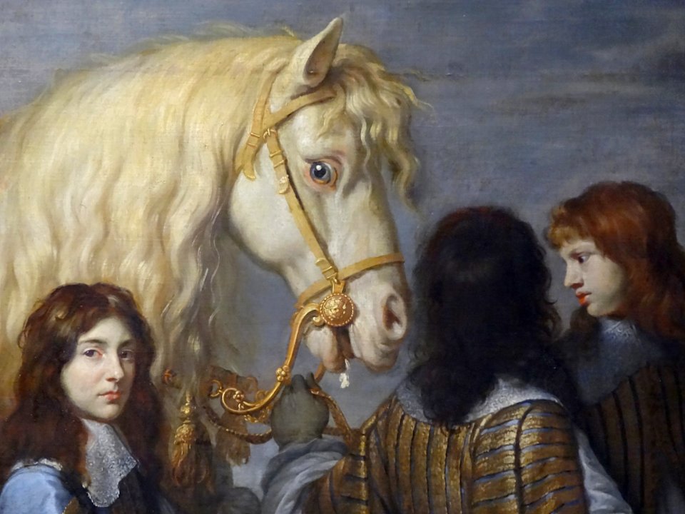 "Portrait équestre du chancelier Séguier" (détail), Charle…
