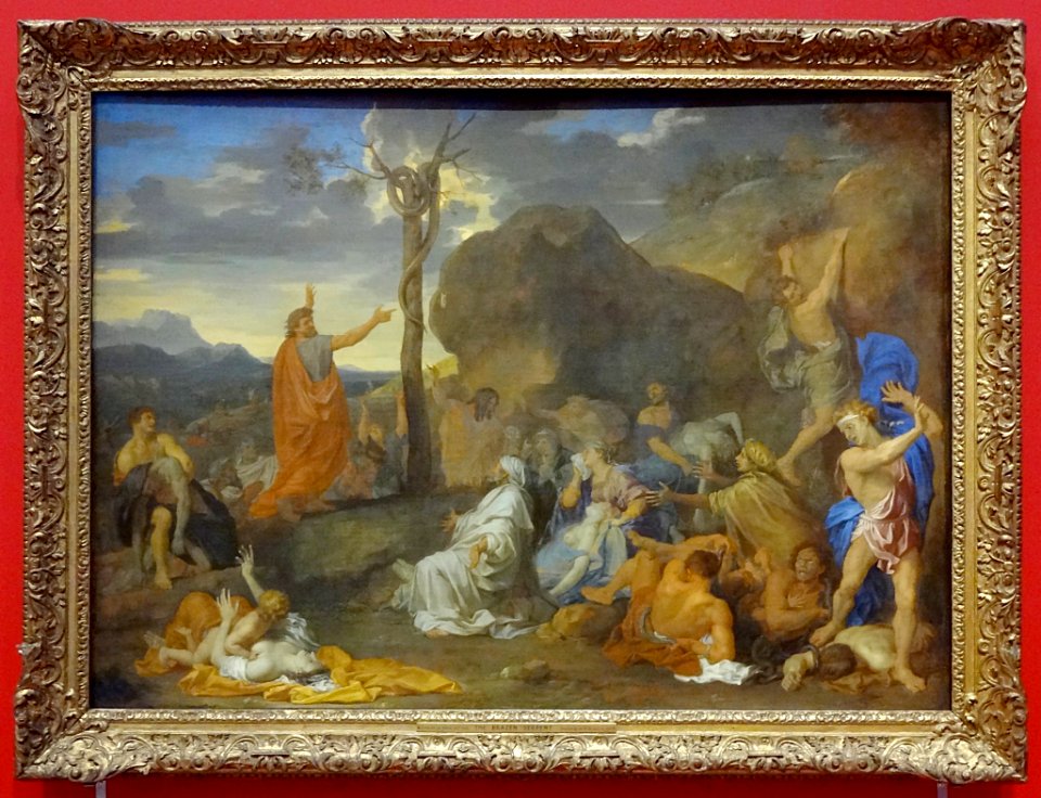 "Le Serpent d'airain", Charles Le Brun, vers 1647-1650. Lo…